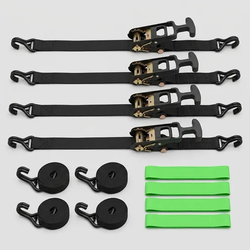 Rhino USA Car Hauler Tie Down Straps