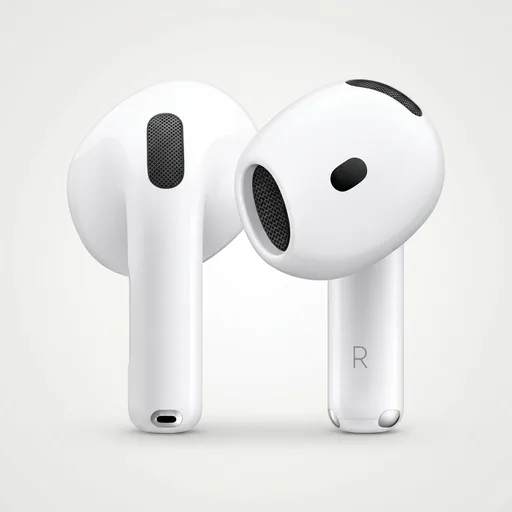 AppleAirPods 4 Wireless Earbuds, Bluetooth Headphones, with Active Noise Cancellation, Adaptive, Transparency Mode, Personalized Spatial Audio, USB-C Charging C