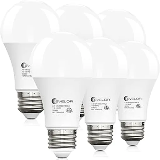 Evelor A19 LED Light Bulbs