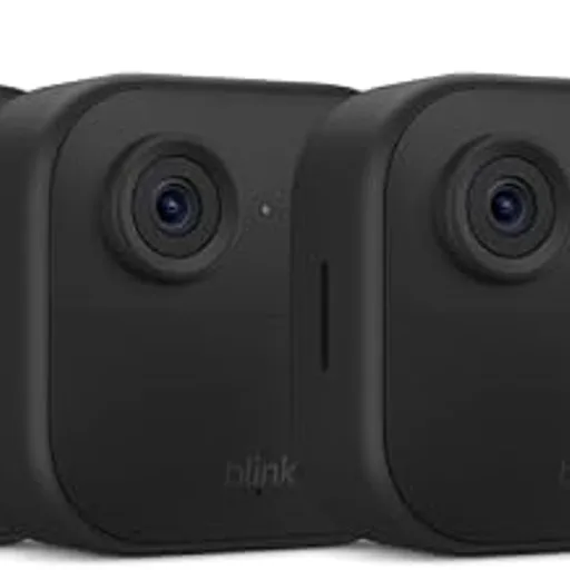 Blink Outdoor 4 – Wireless smart security camera, two-year battery life, 1080p HD day and infrared night live view, two-way talk. Sync Module Core included – 3