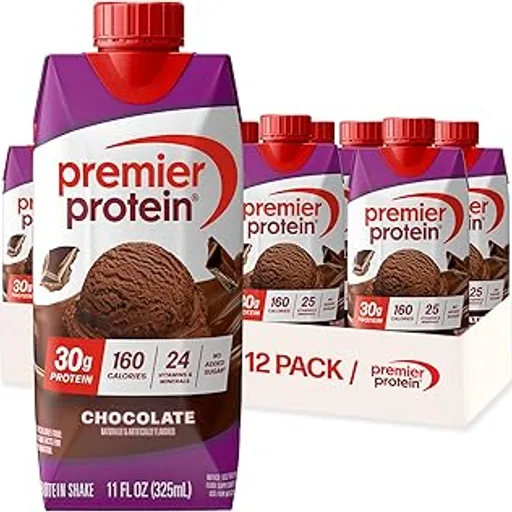Premier Protein30g High Protein Shake, Chocolate, 12 Pack