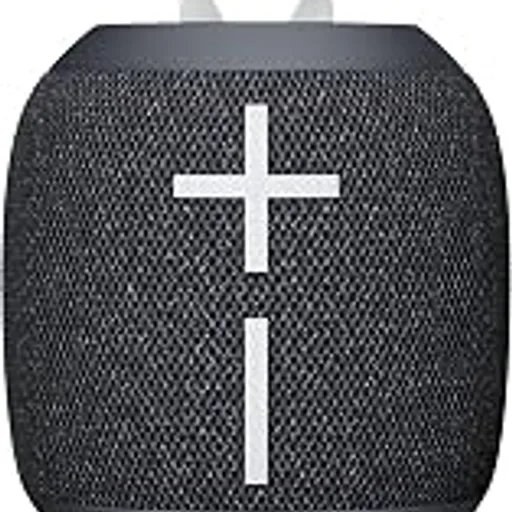 Ultimate EarsWONDERBOOM 4 Portable Waterproof Speaker - Black | Balanced 360-degree sound and bass, dustproof floating design, 131ft (40m) wireless range
