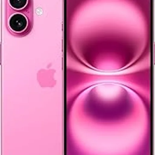 Amazon RenewediPhone 16, 128GB, Pink - Unlocked (Renewed)
